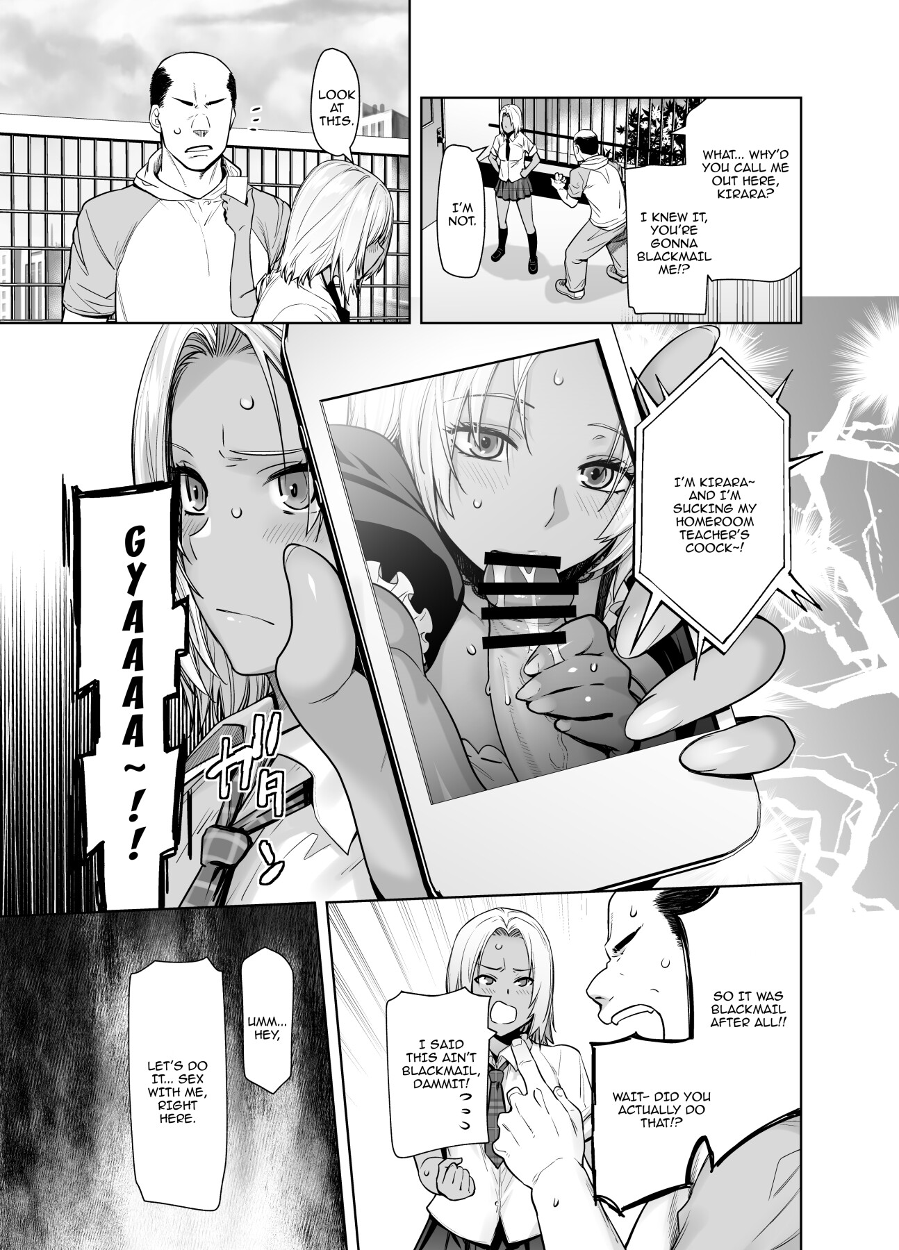 Hentai Manga Comic-The Black Gal Who Became The Homeroom Teacher's Maid-Read-17